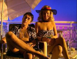 Eddie and Dana in a tropical island paradise.